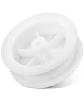 Dryer Idler Pulley Wheel Replacement for Hotpoint and Compatible Dryers, Easy DIY Fix, Supports WE12X20395, white plastic wheel