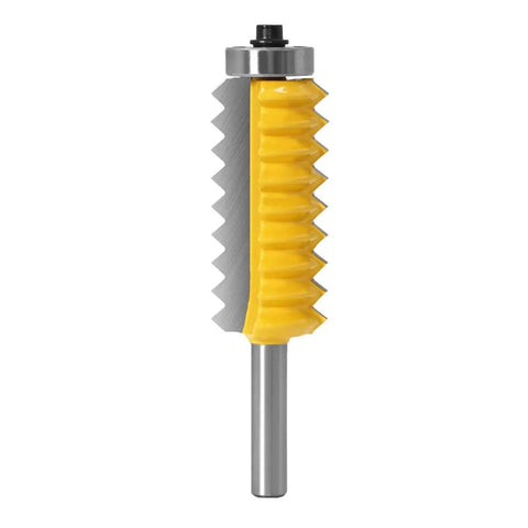 Top Shelf Multi Tooth Tenon Cutter With 8mm Shank For Woodworking And Splicing Machines Hella Tough Alloy Steel Slotting Bit, detailed view.