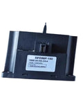 Heavy Duty High Voltage DC Contactor Relay With 24V Control Coil For EV Charging Stations Solar Arrays And Energy Storage, black plastic casing, labeled specifications.