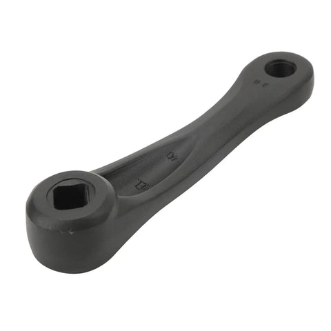 Lightweight 140mm Aluminum Diamond Hole Bike Crank Arm For Mid Drive EBikes Beefy Torque Durable Mountain Bike Crankset Replacement Part Easy Install Today black 140mm crank arm