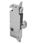 E 2199 Stainless Steel Mortise Lock with Adjustable Spring Loaded Hook Latch for Sliding Patio Doors Fits Wood Aluminum Vinyl 3-11-16 Inch