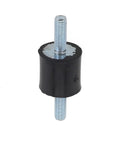 Heavy Duty Rubber Vibration Isolator With Male Thread Anti Shock Damper M5 for stable machine protection, featuring dual metal threads.