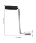 Camper Crank Handle Replacement For RV Trailer Jack Sockets Hand Crank Rocker shown with dimensions 9.43 x 6.88 x 0.98 inches