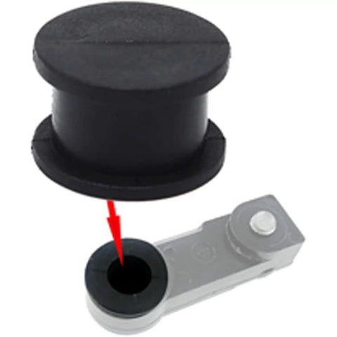Close-up of black Two Pack Automatic Transmission Shift Cable Bushing Repair Kit 09G321397A for VW Audi Seat Skoda models