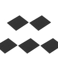 Graphite Block 50x40x2mm High Purity Graphite Electrode Plates For Melting Casting And Electrolysis Pack Of Five Black