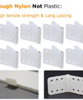60 Pieces Pinned Nylon Hinges Loose Leaf For RC Planes And Model Planes Control Surface Hinges Kit 3 Sizes Durable Pro Grade