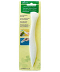 Two Point Turner Sewing Tool With Dual Points And Spatula End For Tight Corners And Seams, White, on packaging
