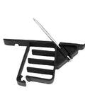 Heavy Duty Multi Cable Clips keep your messy wires tidy with black plastic organizer and metal nail for secure installation.