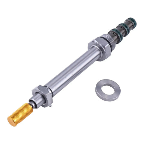 Solenoid Operated Spool Cartridge Valve SV08-47AM-0-N-00 Plug And Play Install For Hydraforce Models showcasing metal construction