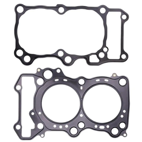 Top Notch Motorcycle Cylinder Head Gasket Set For An650 Z Executive Abs showing detailed layered gaskets with precise cutouts.