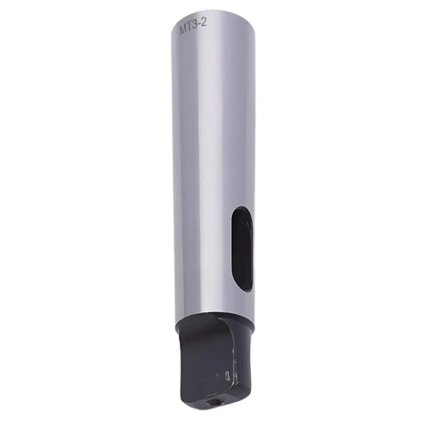 MT2 To MT3 Morse Taper Drill Sleeve Adapter For Lathe And Milling Collets Pro Grade Reducing Adapter, silver steel finish