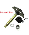 Kick Start Shaft Gear Spindle For GY6 125cc 150cc Chinese Moped Scooter 4 Stroke Engines With Bushing And Return Spring