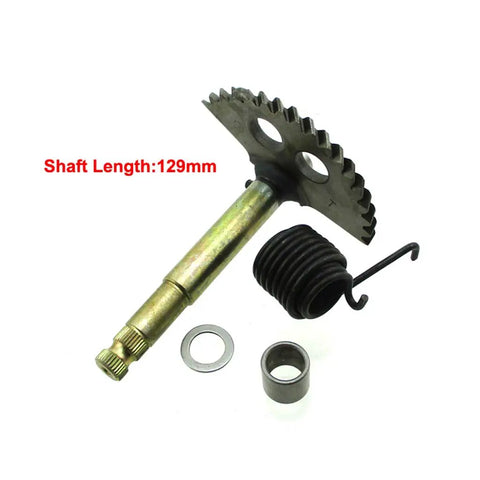 Kick Start Shaft Gear Spindle For GY6 125cc 150cc Chinese Moped Scooter 4 Stroke Engines With Bushing And Return Spring
