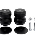 Gmrck15s Rear Suspension Bump Stop Kit With Rubber Helper Spring for Silverado 1500 Sierra 1500 Trucks, screws and plates visible
