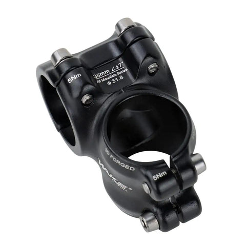 35mm 7 Degree Bike Stem 31.8 Handlebar Riser Extender For Road Mountain BMX Cycling Lightweight 96g MTB Stem With Frosted Sandblasted Finish