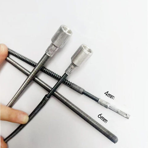 Spare 4mm and 6mm inner shafts for 1200W Flex Shaft Grinder Rotary Tool With Overhead Hanger, Forward And Reverse Rotation