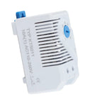 Adjustable 0-60 C Mechanical Thermostat With Normally Closed Switch For Heaters Fans And Control Circuits Rotary Dial Temperature Control For Precise Activation Trigger Easy Dial Setup Auto Shutoff And Safe Startup, white DIN rail thermostat