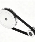 Check Out This Sweet 1 Pc 2 GT Timing Pulley Kit For Your 3D Printer Setup Featuring 20T And 40T Gears That Give A Cool 2 To 1 Speed Reduction With Smooth 6mm Belt Motion And Multi Bore Options Ranging From 3Mm Up To 12Mm To Fit Just Right Without. aluminum 2GT timing pulley kit with 6mm belt and dual pulleys