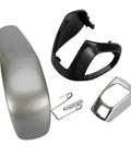 Upgrade Your Ride With This Premium Gear Shifter Knob Handle Repair Kit Set For Chevy Sonic And Trax Models Plus Compatible With Part Numbers That Lock In Tight 42539736 95393161 Plastic Build Ensures Smooth Shifting And Rock Solid Performance Every silver plastic shifter cover kit with clips