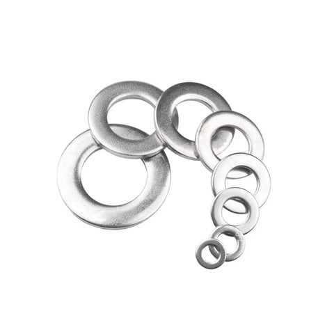 66mm Outer Diameter Flat Washer 5mm Thick 36mm Inner Diameter M36 304 Stainless Steel SAE Fender Washer For Screws And Bolts Heavy Duty Circular Washer Set For Hardware Projects And DIY, assorted sizes