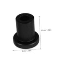 Heavy Duty Carbon Steel Barn Door Clamps And Sliding Door Replacement Spacers Set, No-Fuss Track Hardware, close-up of a spacer with dimensions