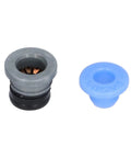 Ten Piece Dope Pneumatic Valve Connector Kit For Extruder Push To Connect Fittings 3D Printer Accessory With PTFE Material Heat Resistant And Wear Resistant Durable Pulse Valve Quick Connectors For Reliable Filament Feed, gray and blue PTFE fittings