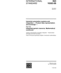 ISO 10303-50:2002 Industrial Automation Systems And Integration Product Data Representation Plus Exchange Part Five document cover.
