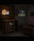 Cold Beer Neon Sign For Pub And Home Bar 12V LED Neon With Flexible PET Backboard in a cozy man cave.