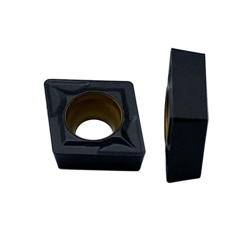 CCMT060204 indexable carbide turning insert for lathe and boring bar coated with TiCN Al2O3 for cast iron turning, 10 piece pack