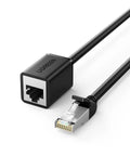 Cat6 Ethernet Extension Cable 10ft Patch Cord With RJ45 Male To Female Connector, durable, shielded for high-speed network links