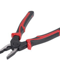5 In 1 Wire Stripper And Handy Multifunction Pliers Set with red and black handles, Alloy Steel Heavy Duty Cutter
