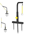 Golf Swing Trainer Adjustable Height Alignment Stand For Golfers Men Practice Like A Pro In Yard Garden Outdoor Training Aid