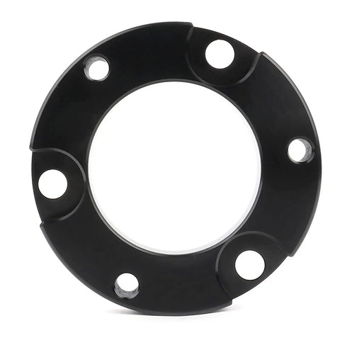 Close-up of 6061-T6 billet strut spacer from 2.5 Inch Front And 2 Inch Rear Tacoma Leveling Lift Kit For Toyota Tacoma Trucks Set Of 4