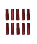 10 Piece 4mm Aluminum Bicycle Shift Derailleur Cable Ferrules Red End Caps For Most Bikes Lightweight And Durable Alloy