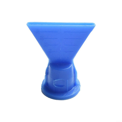 Caulking Finisher Kit With Silicone Nozzles 5 Flat Tips For Cartridge Caulking Tubes Easy Grip Blue Precision Sealant Tool For Smooth Joints Leakproof Caulking Finish DIY Ready Pro Grade Must Have blue silicone flat tip nozzle