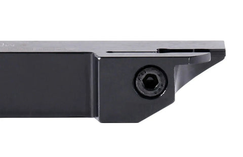 3/4 Inch Cut Off Holder For Lathe No Insert Installed Built Tough With Black Oxide Finish Parting Tool Holder For MGMN-3 Double End Carbide Inserts Ready To Ship