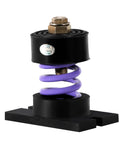 Rock Solid Cup Spring Mount Vibration Isolators 550 Lb Capacity Each One Inch Deflection Non Skid Neoprene Base for Heavy Machinery