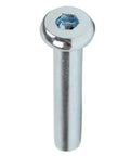 Close-up of 6mm metal axle from Eight Pack Inline Skate Axles 6mm Replacement Hardware Kit for Most Skates