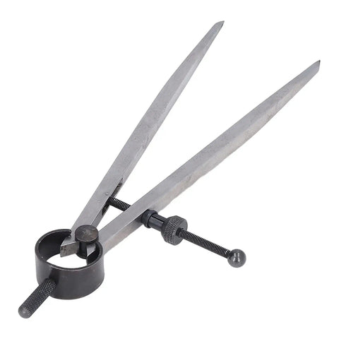 Badass Adjustable Carbon Steel Marking Gauge With Rock Solid Flat Legs For Spot On Dovetail Layout visible from an angled view.
