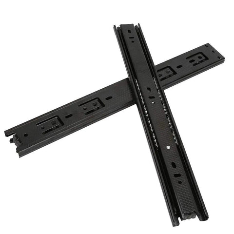 Premium Cold Rolled Steel Drawer Slides 35x45cm With Soft Close And Damping Buffer, Heavy Duty Bearing Runners