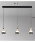 Dine Dining Room Bedroom Pendant Lights Indoor Lighting Ceiling Lamp Hanging Light Fixture Decorative Luminaires with three pendants