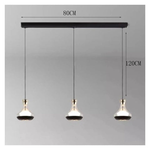 Dine Dining Room Bedroom Pendant Lights Indoor Lighting Ceiling Lamp Hanging Light Fixture Decorative Luminaires with three pendants