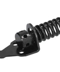 Heavy Duty Self Closing Gate Spring Kit For Outdoor Fence Adjusts Carbon Steel Retractor Tool Stops Animals And Locks Automatically, black steel