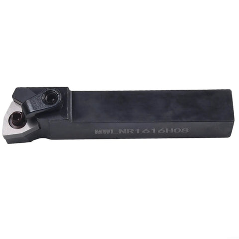 Heavy Duty Lathe Turning Tool With New Bracket For Precision Turning Includes 10 Carbide Inserts WNMG432 And WNMG080408, 16mm shank carbon steel tool.