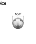 Three Eighths Inch Tungsten Carbide Bearing Balls Set Of Four G5 Grade Ultra Hard Wear Resistant With Smooth Finish For Precision Machinery And Heavy Duty Bearings 3/8 inch ball