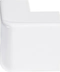 20 Pack Cable Raceway Outside Corner Connectors For CBMCWD1911, 90 Degree Elbow, ABS Material, Side View