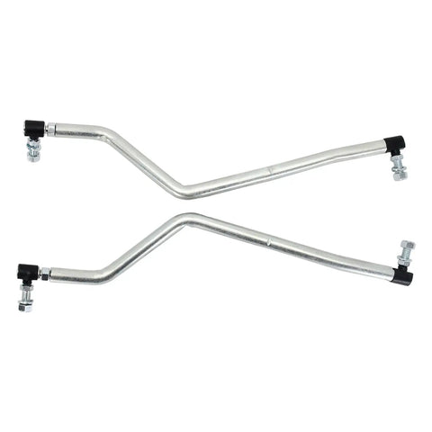 Go-To Adjustable Steering Drag Link Kit For Lawn Mowers And Tractors Left And Right Drag Links, metal pair