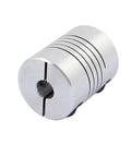 Aluminum Shaft Coupler For 5mm To 6mm Stepper Motors 25mm Length 20mm Diameter Spline Shaft With Dope Clamping Joint Connector For 3D Printer
