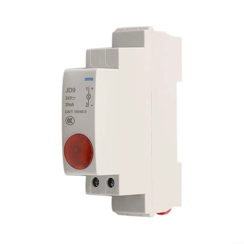Din Rail Mount Indicator Lamp 24V AC DC LED Panel Light For Industrial Control Panels Multi Color JD9 Status Signal