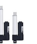 Built Tough IP65 Electric Linear Actuator With 24V Motor Ultra Quiet Piston Rod 350mm Stroke view showing motor and piston.